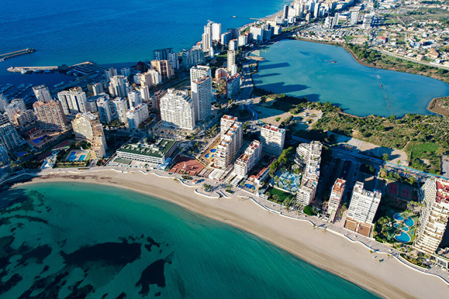 Plajele din orașul Calpe